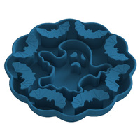 Bol d'alimentation anti-glouton élégant pour animaux de compagnie, idéal pour les fêtes saisonnières, sans danger pour les aliments, non toxique, pour Halloween