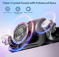 Juego Multimedia De Ordenador Altavoces Estéreo Subwoofer Ordenador De Escritorio Audio 2.1 Con Cable PC Portatil Altavoz