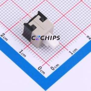 HX 8.5-8.5 ZS Push Button Switch DIP Switch Double Pole Double Throw Self-Locking Rectangle Plunger Through Hole - Product Image 1