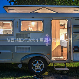 Manija de Carga Tipo C para RV, Accesorio para Remolque y Autocaravana con Luz Lateral de Aleación de Aluminio y Luces Acrílicas Azules Cálidas, Manual - Product Image 5