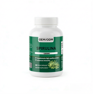Cápsulas de Espirulina, Extracto de Espirulina Orgánico Natural, Superalimento, Suplemento Dietético para el Apoyo Inmunológico - Product Image 1