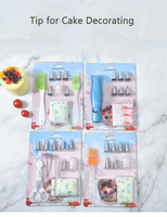 Kuchen Dekoration Kit Kuchen Dekoration Düse Spritz beutel mit zwei Silikon bürste Back zubehör
