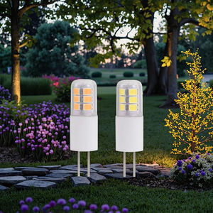 Lumen élevé 3000K G4 AC 12V 110V 220V 2835 SMD G4 <span class=keywords><strong>LED</strong></span> ampoule blanc chaud paysage chemin lumière 12W ETL certifié pour B22 <span class=keywords><strong>G12</strong></span> E39 E26 - Product Image 6