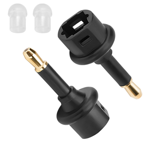 <span class=keywords><strong>Toslink</strong></span> femelle à 3.5mm <span class=keywords><strong>Jack</strong></span> <span class=keywords><strong>Mini</strong></span> mâle S/PDIF fibre <span class=keywords><strong>optique</strong></span> convertisseur de connecteur numérique Compatible pour la barre de son, Home cinéma - Product Image 1