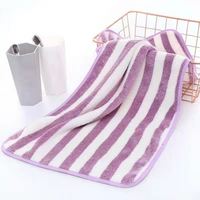 Lot de 3 serviettes de bain tissées 100 % polyester de haute qualité, séchage rapide, absorbantes et compressées