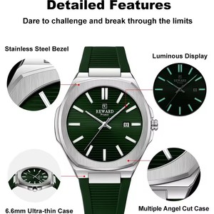 Reloj Deportivo Casual de Lujo con Correa de Silicona, Resistente al Agua, con Calendario y Luminoso para Hombre - Product Image 6