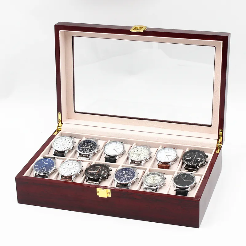 Stock High grad new design watch travel case for 12 gift watch packaging case