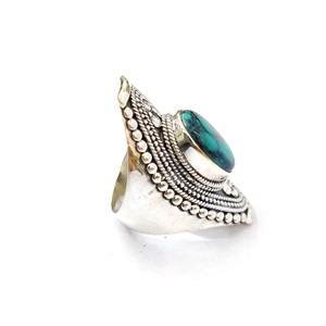 <b>Turquoise</b> <b>Ring</b> 925 Sterling Silver Gemstone <b>Ring</b> <b>Turquoise</b> Handmade Collection Fine <b>Rings</b> Silver Jewelry Bulk price - Product Image 6