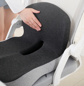 <b>Memory</b> Foam One Piece Office Cushion with Hip Spine Relief Beautifying Waist Support for Lumbar <b>Pillows</b> Seat Cushions - Product Image 1
