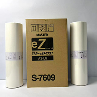 Papier maître pour duplicateur S-7609 EZ-Type37 A3-LG, compatible avec les duplicateurs RISOS EZ370 EZ371 EZ390 EZ391 EZ570 EZ590 EZ591