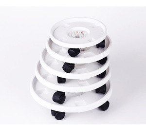 <strong>Plant</strong> Flower Pot Tray <strong>Stand</strong> Round <strong>Wheel</strong> Removable Resin Garden Plate Round <strong>Wheel</strong> <strong>Plant</strong> <strong>Stand</strong> - Product Image 3