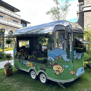 Custom Stainless Steel & Aluminum <b>BBQ</b> Food Trailer with Candy Station - Product Image 1