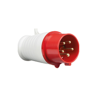 Connecteur et prise en cuivre rouge 5 broches 5A, étanche IP44, pour montage en surface, faisceau de câblage pour 120V