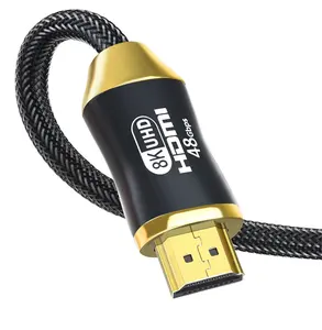 8K 60hz HD 4K 120Hz 2.1 Gold Plated HDMI to HMDI Cabl Movil a TV Video Wire HDMI Kabel 3D Cavo 1M 2M 3M 5M Cabo 21 HDMI Cable