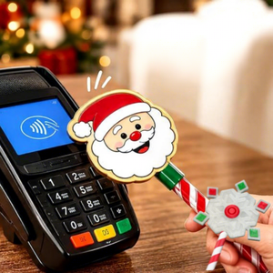 Carte de crédit PLA imprimée en 3D avec fonction de paiement sans contact Tap-to-pay pour utilisation sur arbre de Noël - Product Image 3
