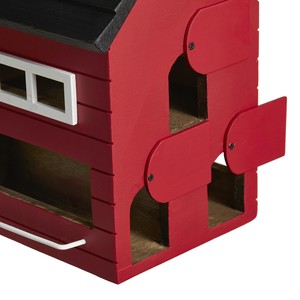 Pajarera de madera con decoración creativa para pájaros pequeños con cierre de botón de registro colgante a precio mayorista - Product Image 4