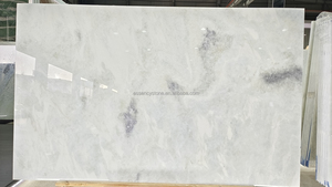 Premium fantasia naturale verde blu bianco giada Azul Cielo quarzite onice lastre di marmo lucidato moderno pavimento da parete piastrelle - Product Image 2