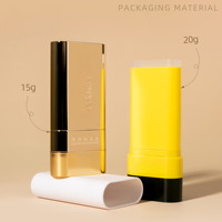 Tube cosmétique vide en gros pour fond de teint, emballage en plastique pour déodorant en stick avec brosse