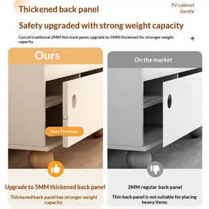 Mueble de <span class=keywords><strong>TV</strong></span> de Madera Moderno y Lujoso para Sala de Estar, Almacenamiento Ecológico para el Hogar, Mueble de <span class=keywords><strong>TV</strong></span> de Pie para Apartamentos Pequeños, Embalaje para Envío - Product Image 6