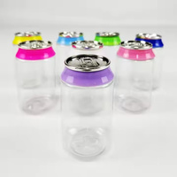 Nouvel Emballage en Plastique Transparent Rond de Qualité Alimentaire pour Chocolat, Bonbons Gélifiés, 90ML 135ML, Contenant à Capuchon à Vis
