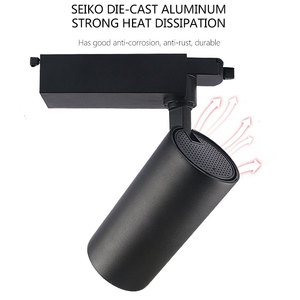 Nhôm có thể điều chỉnh <span class=keywords><strong>COB</strong></span> Spotlight trong nhà showroom quần áo cao lumen thương mại dẫn ánh sáng theo dõi - Product Image 2