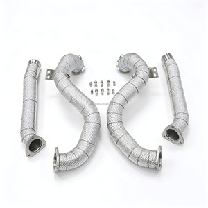 Tuyau d'échappement turbo en acier inoxydable SS304 pour Aston Martin <span class=keywords><strong>Vantage</strong></span> 4.0T <span class=keywords><strong>V8</strong></span> <span class=keywords><strong>2020</strong></span>+ Performance Exhaust Pipe - Product Image 2