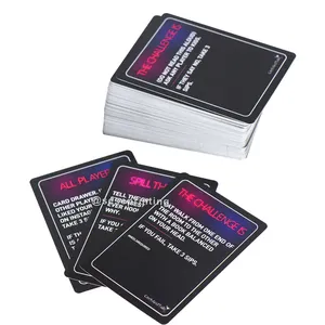 Custom Printing Adult Playing Against Card Game Dare Or Drinking Card Game