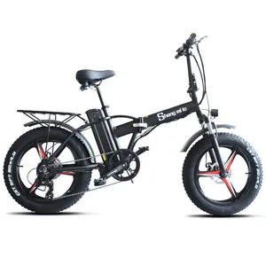 Shengmilo Elektrische Vouwfiets 20Inch Fat Tire 15AH 48V500W Elektrische Mountainbikes Voor Mannen