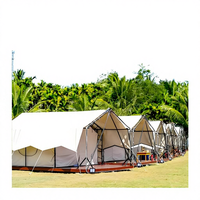 Tentes de camping modernes pour toutes les saisons, conçues pour les événements et l'hôtellerie, avec protection UV et propriétés ignifuges