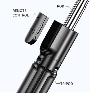 <span class=keywords><strong>Trépied</strong></span> perche à selfie portable et pliable S03 amélioré avec lumière d'appoint/télécommande sans fil pour iPhone/Samsung/Android, logo personnalisé OEM - Product Image 5