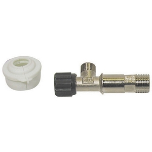Rubinetto in ottone per cassetta WC Pucci Pneu 1/2 integrata - Product Image 1