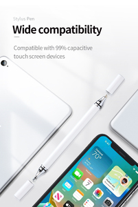 2 em 1 Hot Selling disco dicas Marca Stylus <span class=keywords><strong>Pen</strong></span> Disco ponta barato promocional toque caneta esferográfica com logotipo para o telefone móvel - Product Image 3