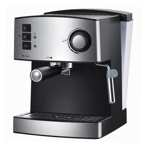 Stainless Steel Steam Pod Ground Milk Foam Easy Clean Smart High Pressure 20bar 1.6L Espresso Cappuccino Coffee Machine Maker
