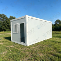 Maison conteneur préfabriquée modulaire FLKT prête à l'emploi pour maison intelligente, 100 % recyclable, en kit