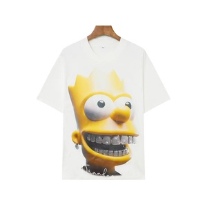 T-shirt Trendy a Maniche Corte Vestibilità Regolare da <span class=keywords><strong>Uomo</strong></span>, T-shirt Casual Estiva da Donna con Design Tinta Unita 100% Cotone Billionaire Top - Product Image 6