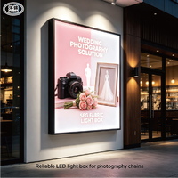 Boîte lumineuse décorative en aluminium avec logo personnalisé pour l'Europe, petite enseigne lumineuse personnalisable pour le commerce de détail de la mode