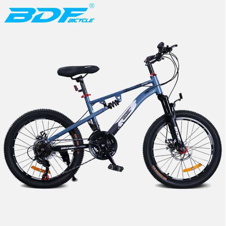 BDF 20/22/24 Inch 21 Speed Dual Suspension Children Mountain Bike Steel ...
