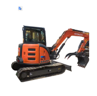 Excavator Bekas Hitachi Zx55 dengan Cat Asli, Mesin Secondhand Dijual di Shanghai