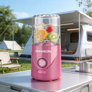 เครื่องปั่นพกพาขนาดเล็ก 260 มล. แบบไร้สาย ใช้สาย USB ใบมีด SUS304 2 ใบ ปลอดสาร BPA ป้องกันการรั่วซึม ปรับความเร็วได้ บดน้ำแข็งได้ เหมาะสำหรับใช้งานกลางแจ้ง - Product Image 3