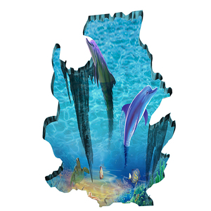 Autocollants muraux 3D Monde sous-marin coloré <span class=keywords><strong>Poissons</strong></span> Tortues 60 x 90 cm Autocollants muraux <span class=keywords><strong>pour</strong></span> chambre Autocollants muraux <span class=keywords><strong>pour</strong></span> sol Autocollants muraux en PVC Art mural - Product Image 6