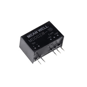 มีนเวลล์ MDD02M-15N 1W คอนเวอร์เตอร์ DC-DC 15V แบบติดตั้งบนบอร์ด เกรดทางการแพทย์ ไม่ได้รับการควบคุม - Product Image 2