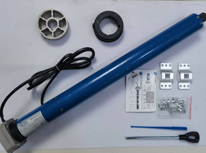 Moteur tubulaire manuel AC à couple élevé, <span class=keywords><strong>prix</strong></span> d'usine en Chine, pour porte roulante BR59M /140N - Product Image 3