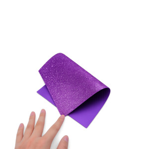 แผ่นโฟม EVA แบบมีกาวในตัว หลากสี เป็นมิตรกับสิ่งแวดล้อม สำหรับงานประดิษฐ์ ตกแต่งด้วยกลิตเตอร์  สามารถปรับแต่งความหนาได้ ขายส่ง - Product Image 3