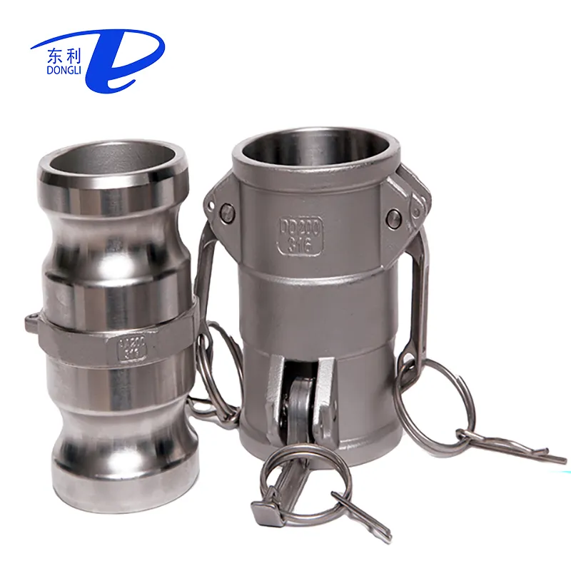 CHINA manufacturer stainless steel ss type DD 2 inch quick connector reducing camlock quick 4 male coupling