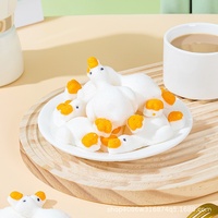 Vente en gros de guimauves 3D en forme de canard et de corgi, saveur fruitée, multicolores, goût sucré, sacs de 1000g
