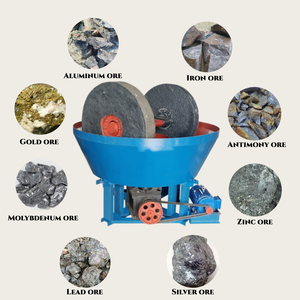 Petit broyeur à disques humide haute efficacité pour minerai d'or, capacité 1-3t/h, moteur AC pour l'extraction et le raffinage <span class=keywords><strong>de</strong></span> l'or - Product Image 5