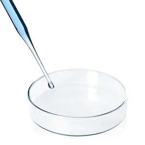 Laboratuvar züccaciye 60/75/90/100/120/150mm borosilikat cam hücre kültürü çanak cam Petri çanak