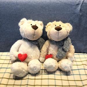 คู่สไตล์วาเลนไทน์ตุ๊กตาหมีเท็ดดี้ของเล่นของเล่นก่อนนอนวาเลนไทน์ยัดไส้สัตว์ของเล่นรัก <span class=keywords><strong>NICI</strong></span> ตุ๊กตาหมีเท็ดดี้ตุ๊กตาหัวใจ - Product Image 4