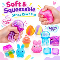 Jouet anti-stress en silicone en forme de dessin animé, souple, à récupération lente, décompression, best-seller