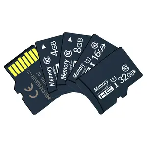 メモリーカード中国工場CE ROHS FCCミニSDカード4Gb 8Gb 16Gb 32Gb 64Gb 128Gb 256Gb 1テラバイトTF